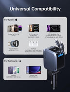 Retractable Car Charger, Car Accessories, 72W Fast Charging USB C Car Charger - Image 7
