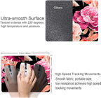 Watercolor Rose Flower Mouse Pad, Floral Mouse Pad Custom Design, Square - Image 3