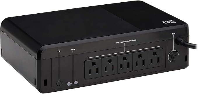 Tripp Lite 850VA UPS Desktop Battery Backup and Surge Protector, 5 Outlets by TrippLite