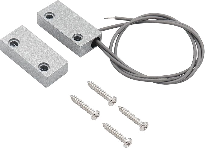 Magnetic Reed Switch Wired Surface Mount Normally Open NO Contact Sensor Alarm by FOCMKEAS