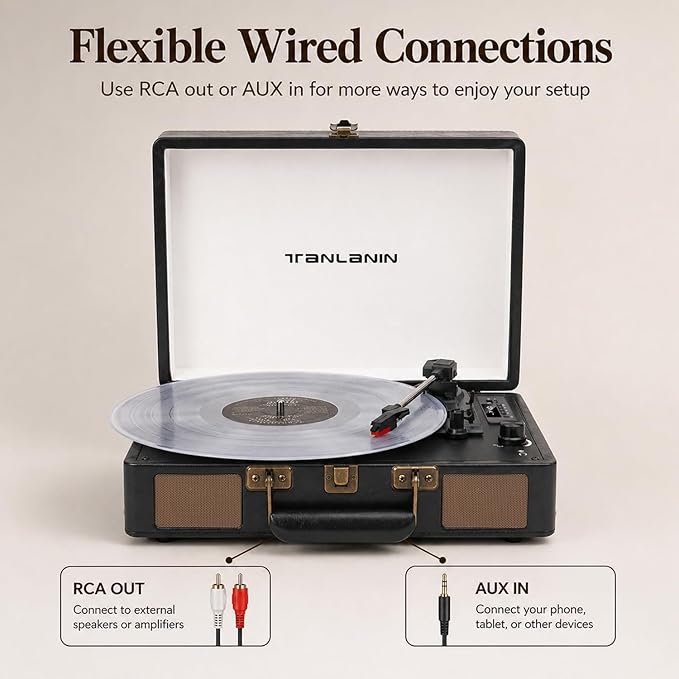 Portable Vinyl Record Player - Image 4
