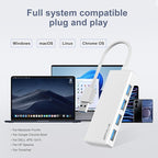 USB 3.0 Hub, Portable Slim USB Hub Adapter, 0.8 ft Multiple USB Splitter - Image 5