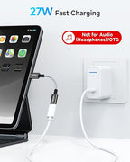 2 Pack 27W USB C to Lightning Cable Adapter, PD Fast Charging & Data Transfer - Image 5