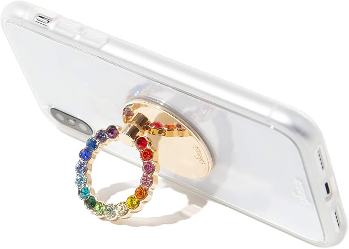 Sonix Embellished Crystal Rhinestone Phone Ring and Stand - Image 4