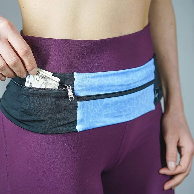3 Pocket Adjustable Running Belt Waist Pack, Fanny Pack - Image 7