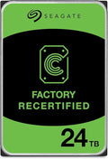 Seagate Exos X24 24TB Enterprise Hard Drive HDD SATA 6Gb/s 512MB Cache 7200 RPM by Amazon+Renewed