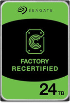 Seagate Exos X24 24TB Enterprise Hard Drive HDD SATA 6Gb/s 512MB Cache 7200 RPM by Amazon+Renewed