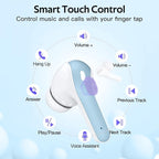 TAGRY Bluetooth Headphones True Wireless Earbuds 60H Playback LED Power Display - Image 4