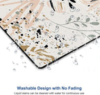 Mouse Pad with Abstract Art Design, Square Waterproof Non-Slip Rubber Base - Image 4