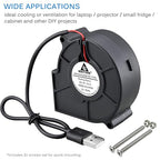GDSTIME 7530 75mm x 75mm x 30mm 5V USB Blower Brushless Cooling Fan - Image 6