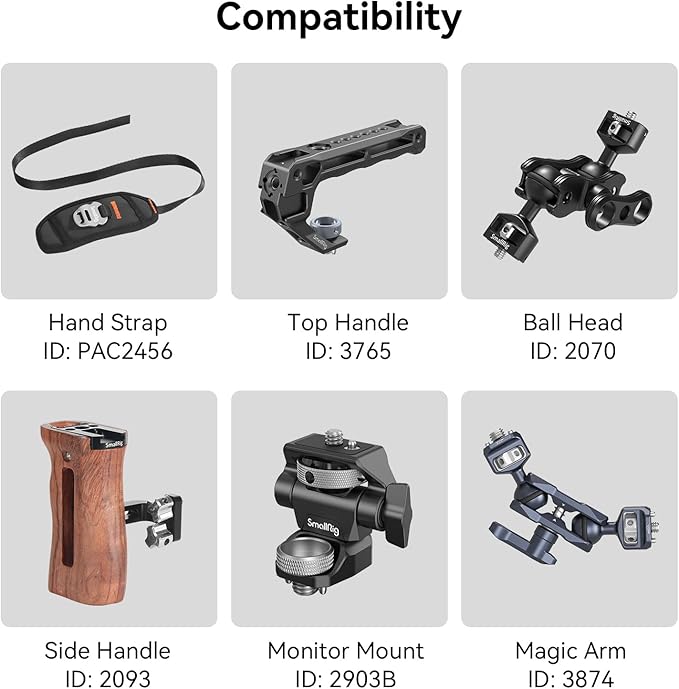 SmallRig R5 / R6 Camera Cage for Canon R5 / R6 - Image 6
