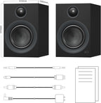 Bluetooth Bookshelf Speakers, 75W Powered Active Speaker - Image 9