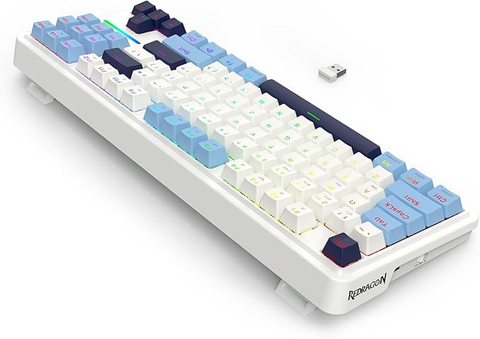 Redragon K728 PRO 80% Wireless Gasket RGB Gaming Keyboard, 3-Mode 87 Keys TKL - Image 6