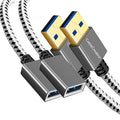 CableCreation Short USB 3.0 Extension Cable 1FT, USB 3.0 A Male to Female by CableCreation
