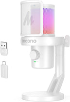 MAONO Wireless Microphone for PC, Gaming Streaming USB Mic by MAONO