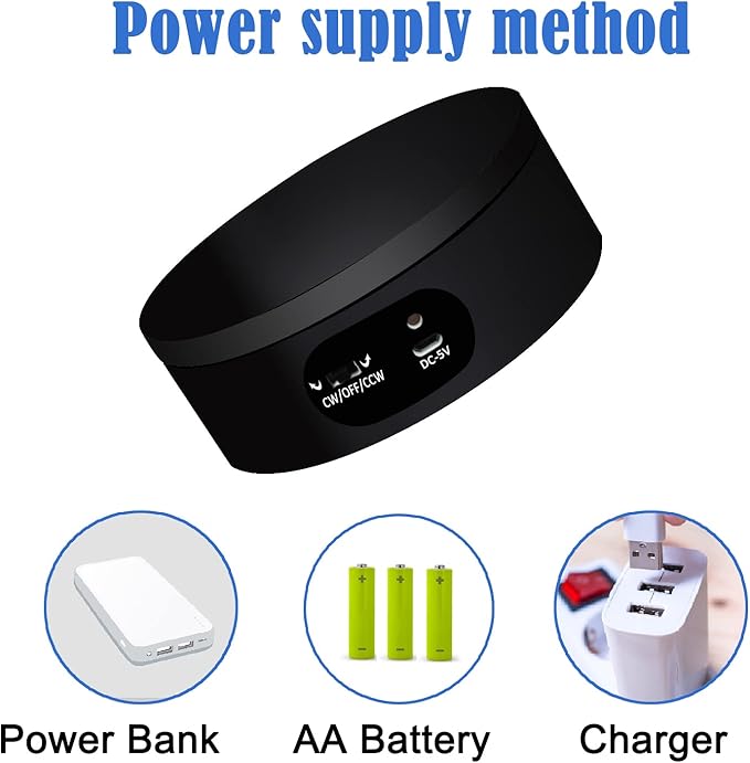 YVV Motorized Rotating Display Stand, Cup Display Turner Stand, Electric - Image 3