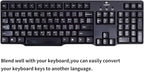 2PCS Thai-English Keyboard Letters Replacement Stickers - Image 5