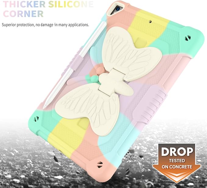 BLOSOMEET Pink Kids Case for iPad 9th/8th/7th Generation 2021/2020/2019 10.2 - Image 7