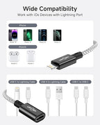 2 Pack 27W USB C to Lightning Cable Adapter, PD Fast Charging & Data Transfer - Image 8