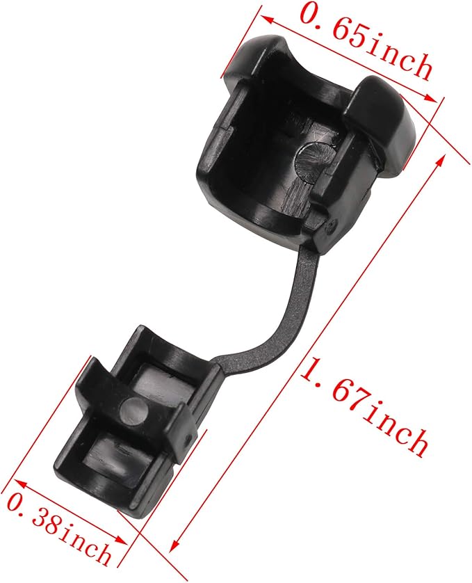 HJ Garden 10pcs Wire Cover Round Cable Wire Strain Relief Bush Grommet Round - Image 2