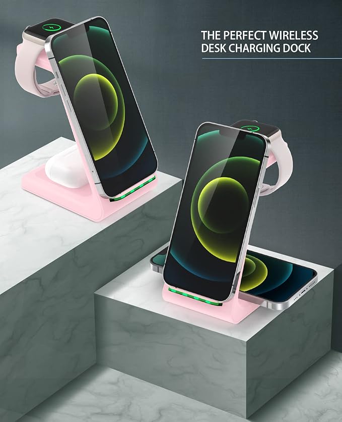 3 in 1 Wireless Charging Station, 2025 Upgraded Fast Desk Charger Station - Image 7