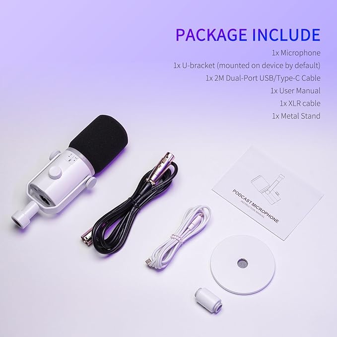 FEELWORLD PM1 XLR USB Dynamic Microphone - Image 9