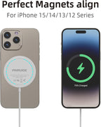 Magnetic Wireless Charger for iPhone 15W Wireless Charger Fast Mag Safe - Image 3