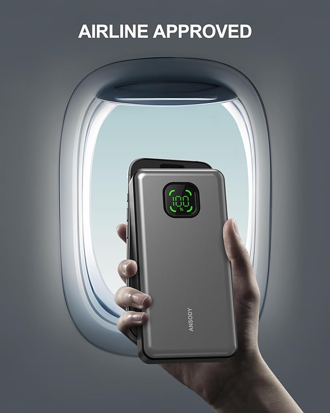65W Power Bank, 25000mAh Laptop Portable Charger, 100W Total Fast Charging - Image 4