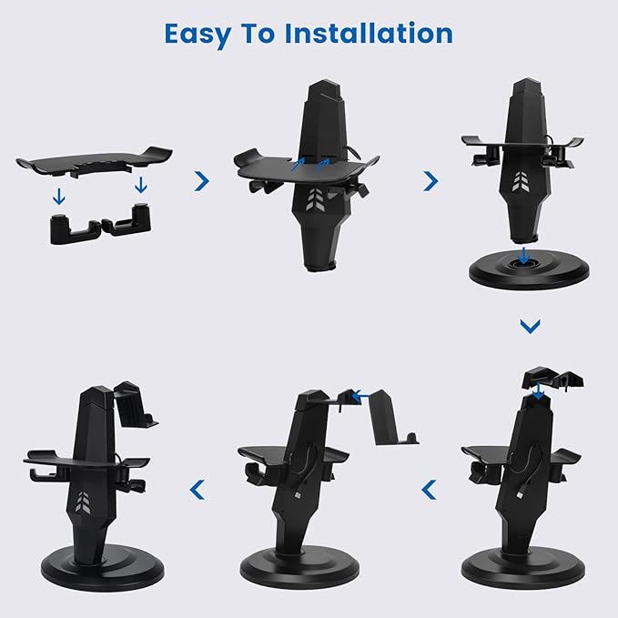 alcopanda VR Stand, Headset Charging Dock, VR Display Stand Accessories - Image 5