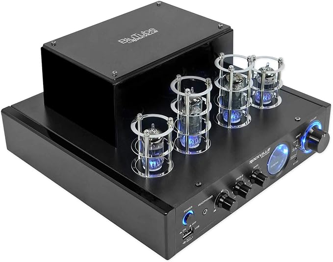 Rockville BluTube LED 70W Tube Amplifier Home Theater Stereo Receiver - Image 3