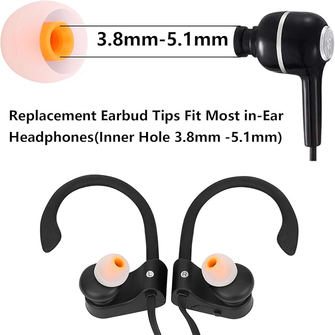 Earbud Replacement Tips Silicone Earbud Tips Earbud Covers Fit - Image 3