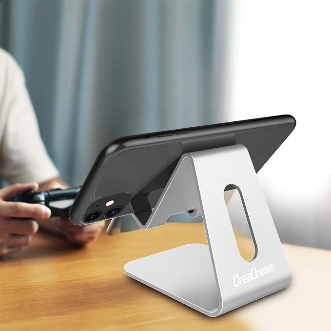 CreaDream Cell Phone Stand, Aluminum Desktop Stand Compatible - Image 2