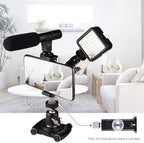 Phone Mount for Tripod, Smartphone Tripod Adapter for iPhone Samsung Cell Phone - Image 6