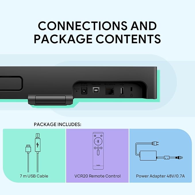 Yealink UVC34 4K Conference Room Camera System 10 Microphone 8 MP All-in-One - Image 6