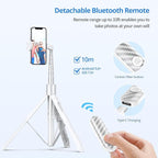 ATUMTEK 60" Selfie Stick Tripod, All in One Extendable Phone Tripod Stand - Image 6