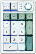 Gasket Creamy Mechanical Numpad Programmable Macro Keypad Wireless by TISHLED