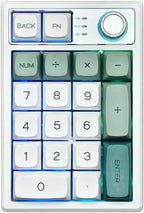 Gasket Creamy Mechanical Numpad Programmable Macro Keypad Wireless by TISHLED