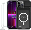 Battery Case for iPhone 13 Pro Max, Upgraded 10800mAh Rechargeable Portable by KCKEBLM
