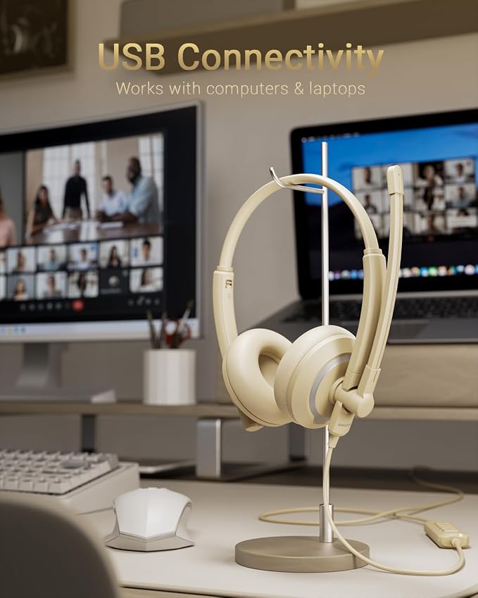 USB Headset with Microphone for PC Laptop - Image 6