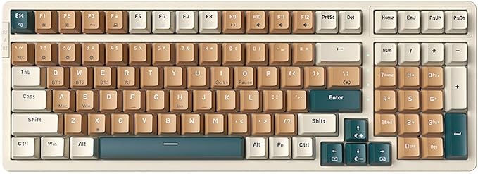 Merdia Wireless Mechanical Keyboard, Triple Mode 2.4G/USB-C/BT Gaming Keyboards by Merdia