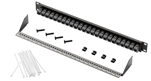 FGB 24 Port Cat6A Keystone Patch Panel, 1U - Image 6