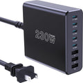 230W USB C Charging Station, Graaci Compact 8 Ports GaN Desktop Charger by Graaci