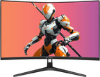CRUA 27" Curved Gaming Monitor, 280Hz FHD, 1800R VA Panel, 120% sRGB, Support - Image 2