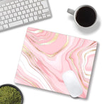 Hokafenle Mouse Pad Marble, Square Cute Mouse Mat Waterproof Mousepad Non-Slip - Image 4