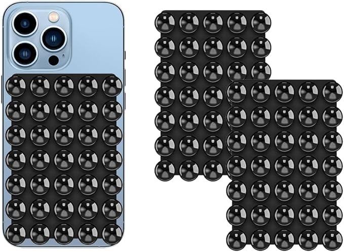 2024 Upgrade 2PCS Silicone Suction Cup Phone Case Adhesive Mount, Adhesive Grip by ZYCCER