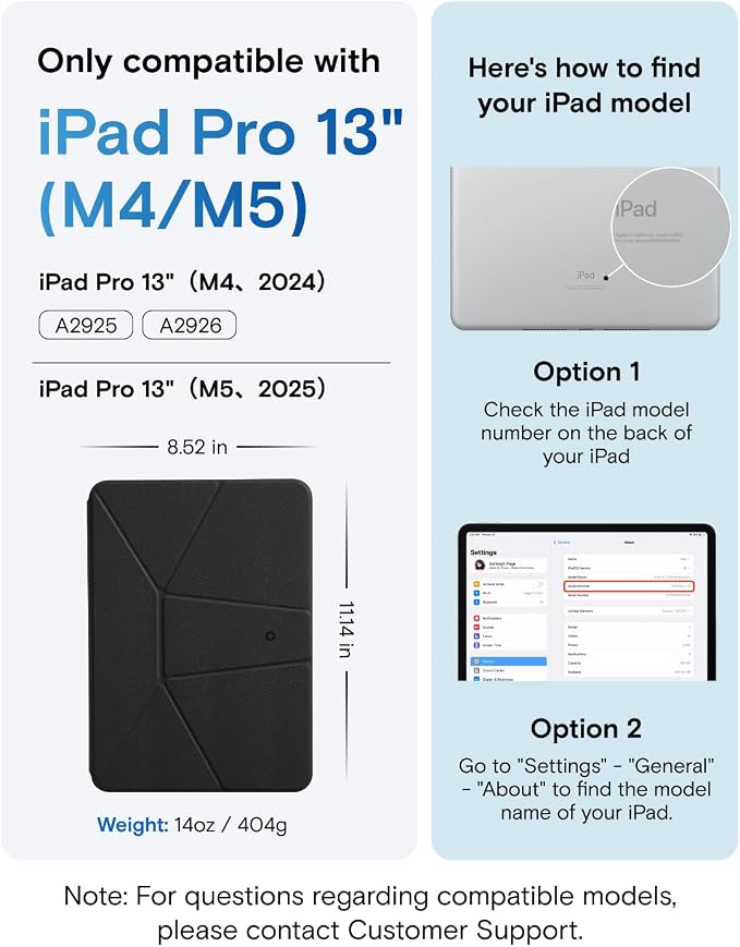 MOFT Dynamic Folio Case for iPad Pro 13-inch, Silm Magnetic Stand Case - Image 2