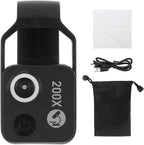 200X Phone Mini Pocket Microscope, Zoom Mobile Phone External Lens, Portable - Image 9