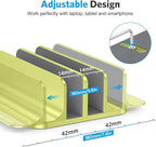 OMOTON Vertical Laptop Stand, Desktop Aluminum Mac Book Stand - Image 4