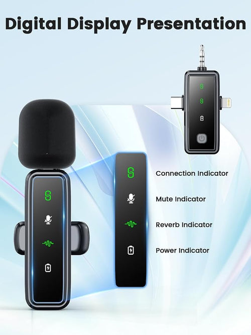 3 in 1 Wireless Lavalier Microphones - Image 2