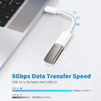USB C Male to USB Female Adapter Cable, USB Type C to USB Adapter 2 Pack OTG - Image 3